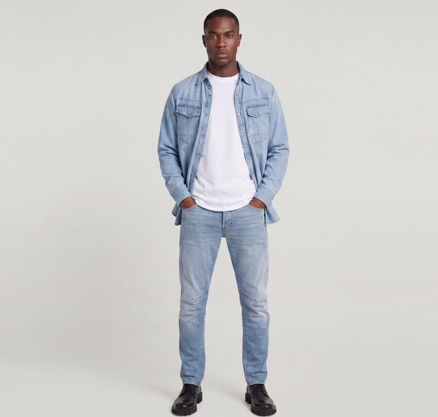 G-Star RAW Contor Slim Jeans Lichtblauw Heren - Foto 6