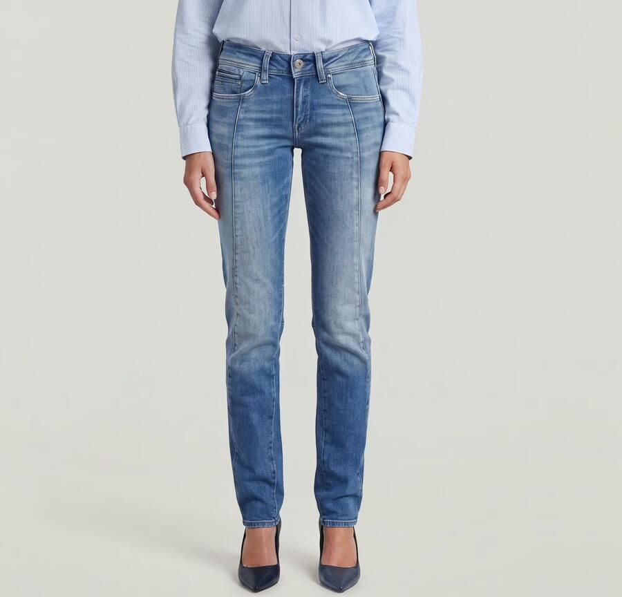 G-Star RAW Contor Slim Jeans Midden blauw Dames - Foto 5