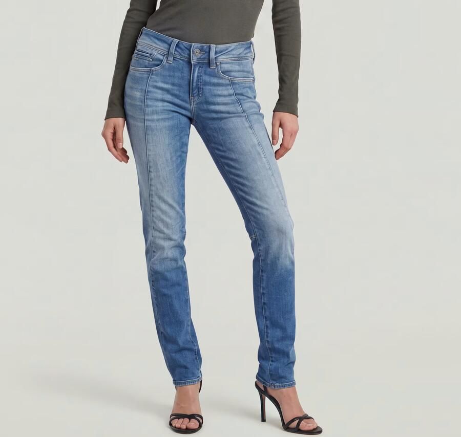 G-Star RAW Contor Slim Jeans Midden blauw Dames - Foto 5