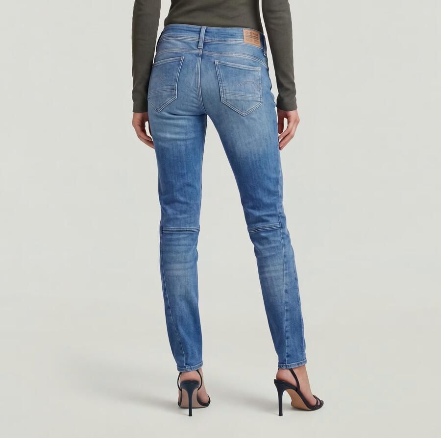 G-Star RAW Contor Slim Jeans Midden blauw Dames - Foto 3