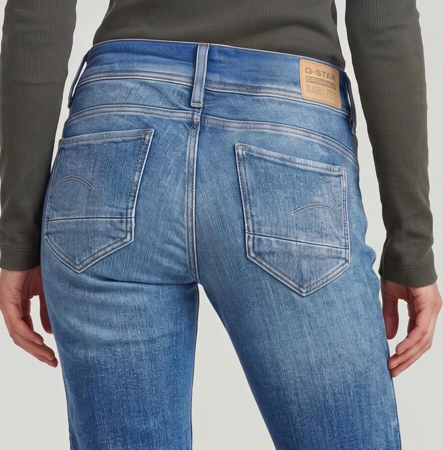 G-Star RAW Contor Slim Jeans Midden blauw Dames - Foto 4
