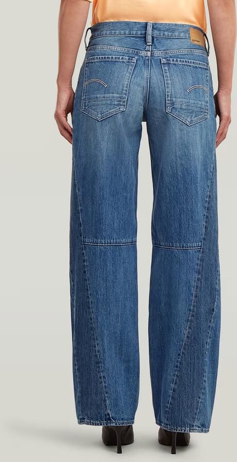 G-Star RAW Contor Two-Tone Loose Jeans Midden blauw Dames - Foto 6