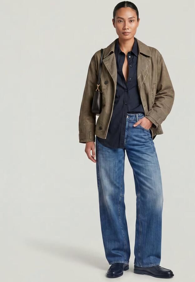 G-Star RAW Contor Two-Tone Loose Jeans Midden blauw Dames - Foto 6