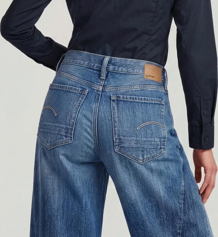 G-Star RAW Contor Two-Tone Loose Jeans Midden blauw Dames - Foto 5