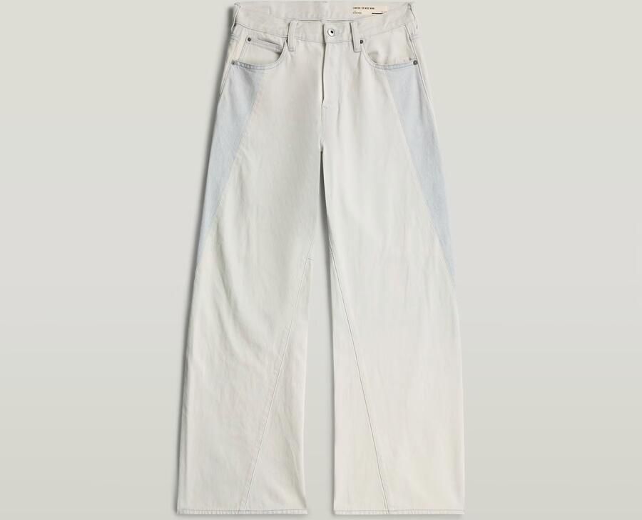 G-Star RAW Contor Two-Tone Wide Jeans Lichtblauw Dames - Foto 4