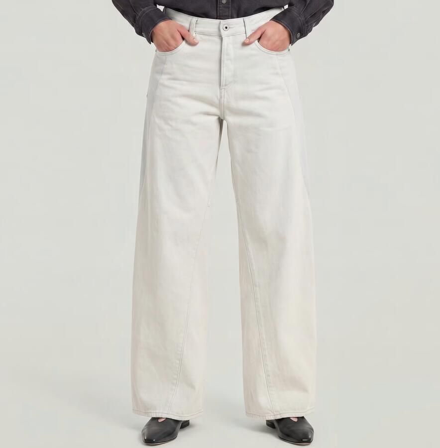 G-Star RAW Contor Two-Tone Wide Jeans Lichtblauw Dames - Foto 4