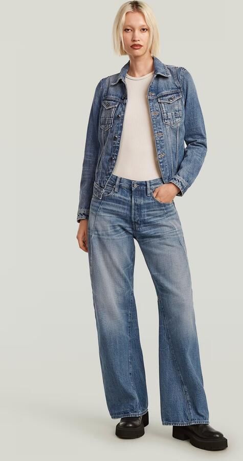 G-Star RAW Contor Wide Jeans Anders Dames - Foto 7