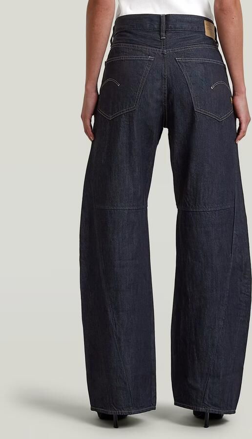 G-Star RAW Contor Barrel Wide Jeans Donkerblauw Dames - Foto 5