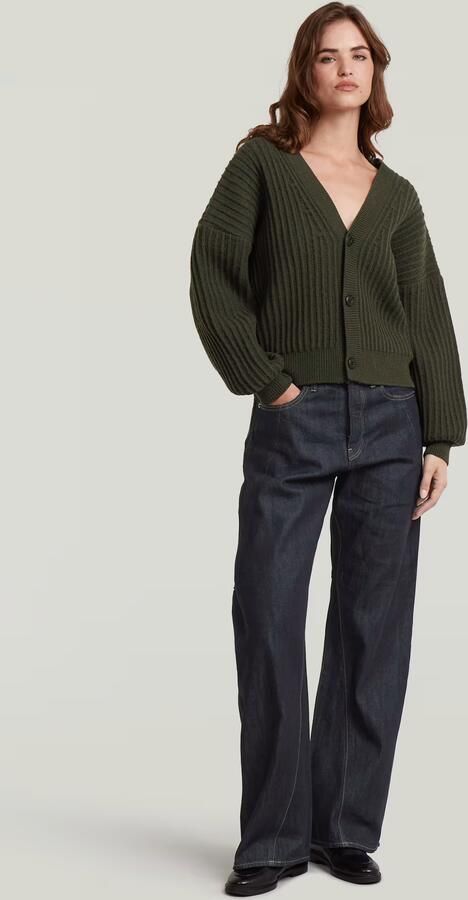 G-Star RAW Contor Barrel Wide Jeans Donkerblauw Dames - Foto 6