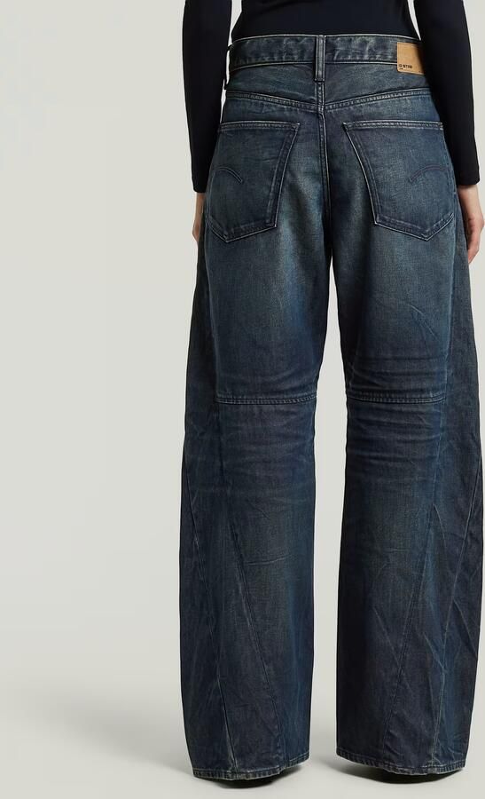 G-Star RAW Contor Wide Jeans Donkerblauw Dames - Foto 5