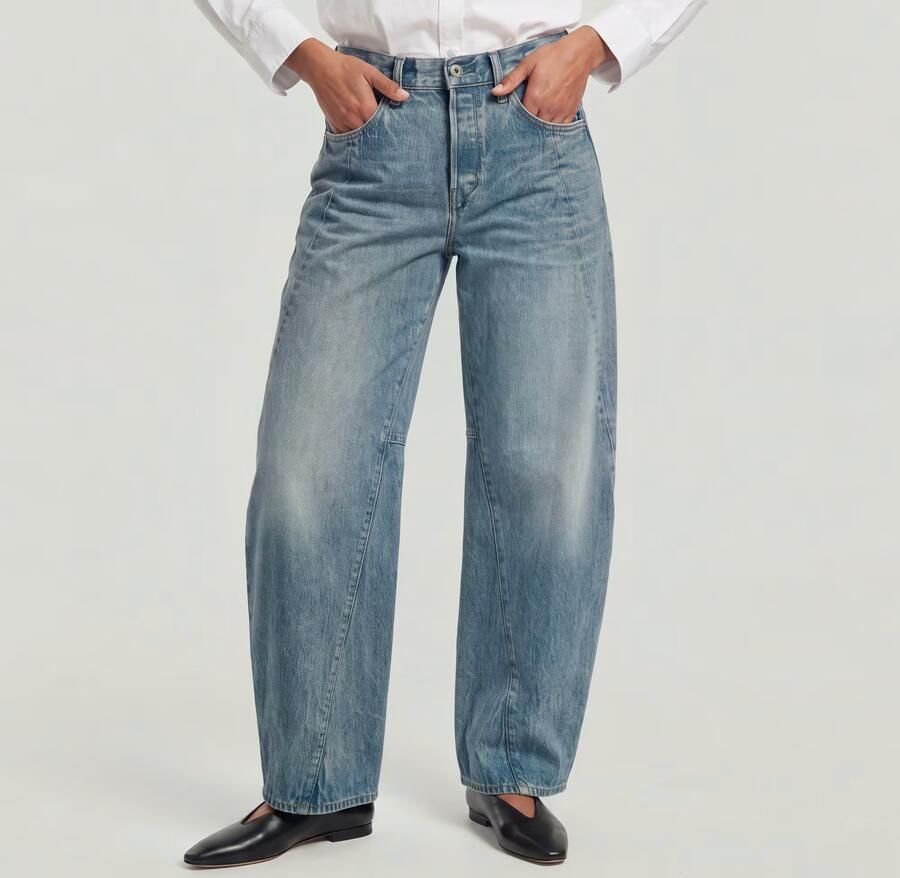 G-Star RAW Contor Wide Jeans Lichtblauw Dames