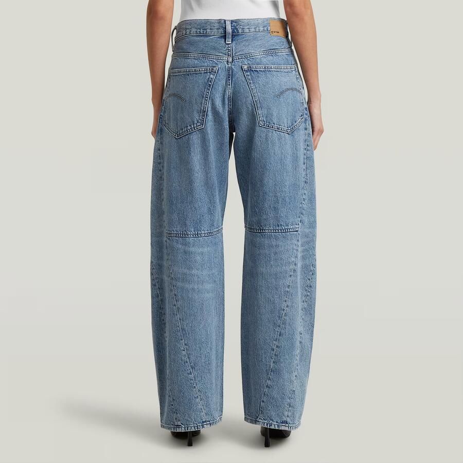 G-Star RAW Contor Barrel Wide Jeans Midden blauw Dames - Foto 5