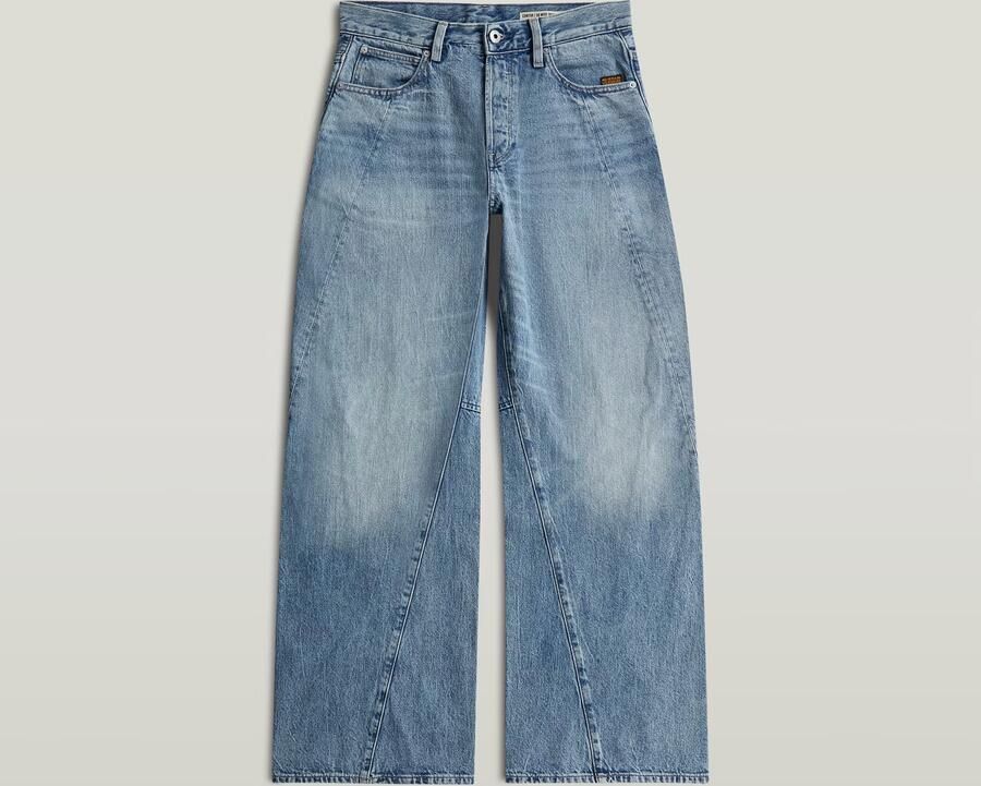 G-Star RAW Contor Barrel Wide Jeans Midden blauw Dames - Foto 9