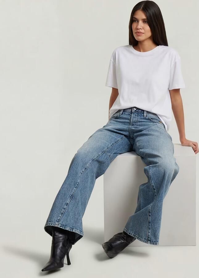 G-Star RAW Contor Barrel Wide Jeans Midden blauw Dames - Foto 10
