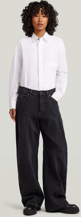 G-Star RAW Contor Barrel Wide Pleat Jeans Anders Dames - Foto 7