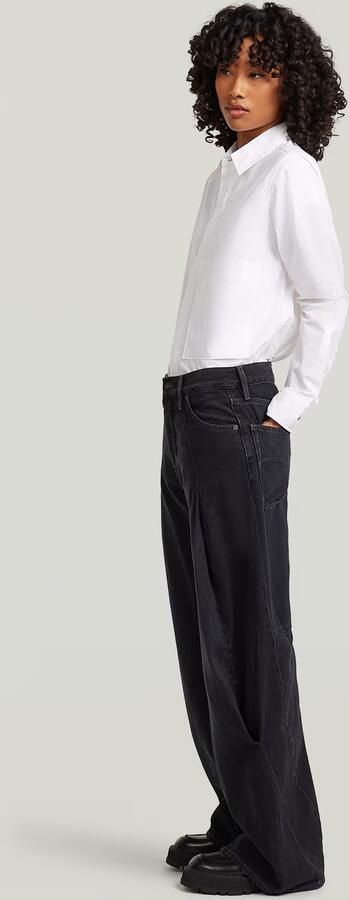 G-Star RAW Contor Barrel Wide Pleat Jeans Anders Dames - Foto 6