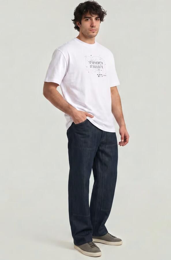 G-Star RAW Coord Graphic Relaxed T-Shirt Wit Heren - Foto 5