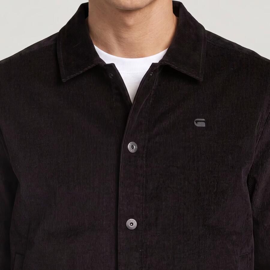 G-Star RAW Cord Coach Sweater Jack Zwart Heren - Foto 3