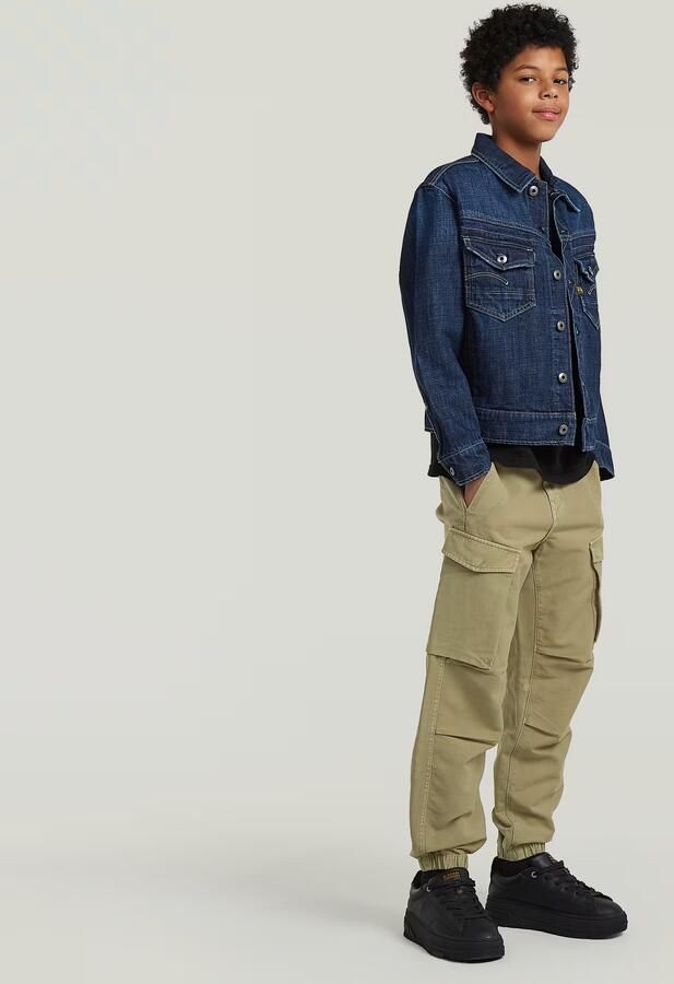 G-Star RAW Core Cargobroek voor jongens Groen jongens - Foto 5