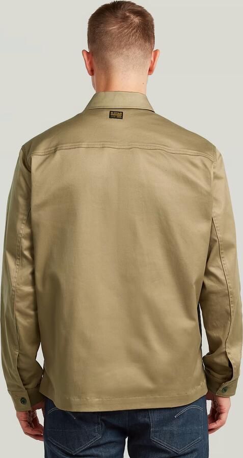 G-Star RAW Core Clean Overshirt Beige Heren - Foto 5