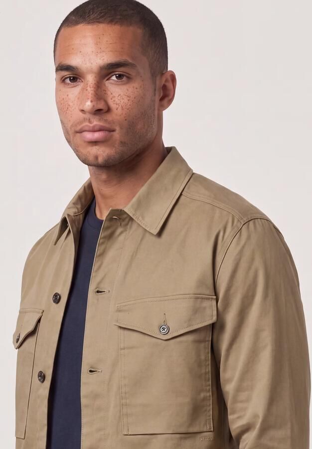 G-Star RAW Core Clean Overshirt Beige Heren - Foto 6
