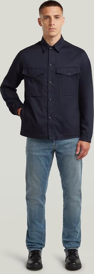 G-Star RAW Core Clean Overshirt Donkerblauw Heren - Foto 5