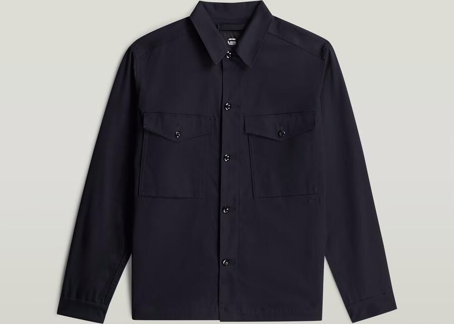 G-Star RAW Core Clean Overshirt Donkerblauw Heren - Foto 4