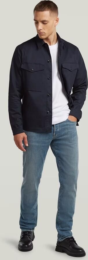 G-Star RAW Core Clean Overshirt Donkerblauw Heren - Foto 6