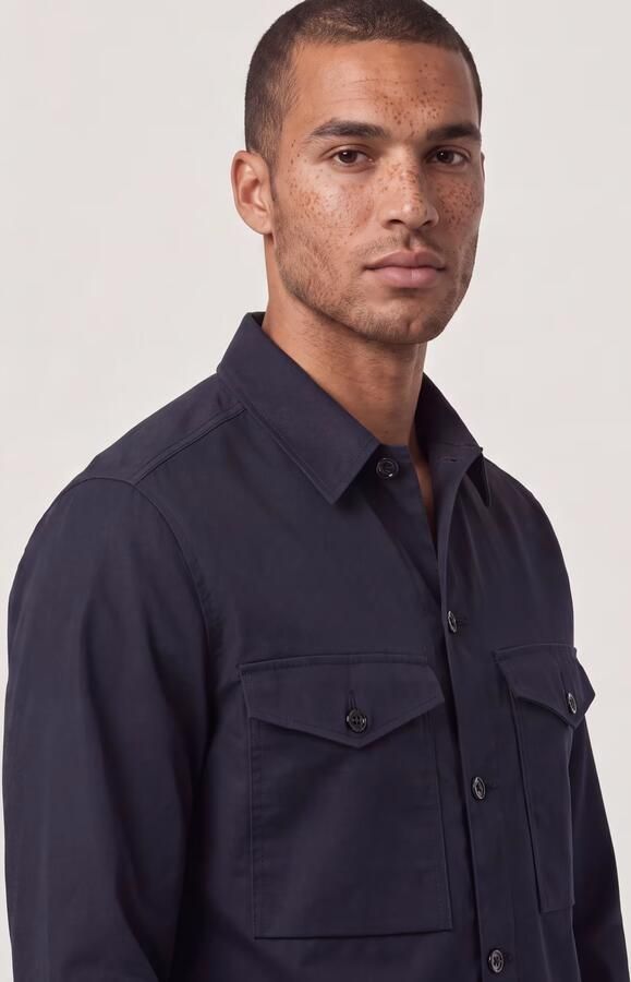 G-Star RAW Core Clean Overshirt Donkerblauw Heren - Foto 5
