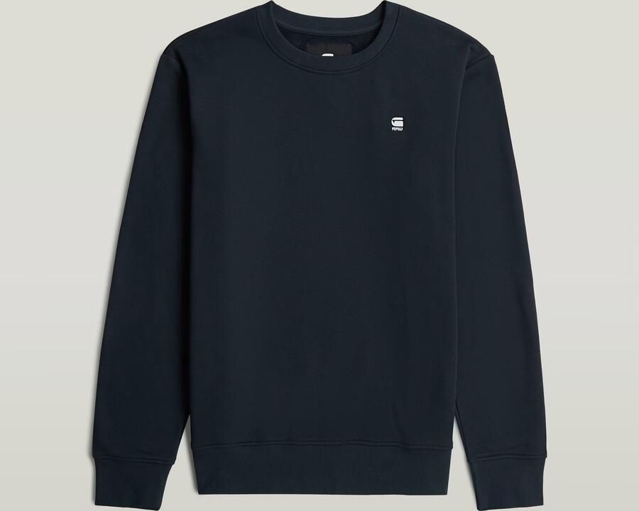 G-Star RAW Core Crew Sweater Long Sleeve Donkerblauw Heren