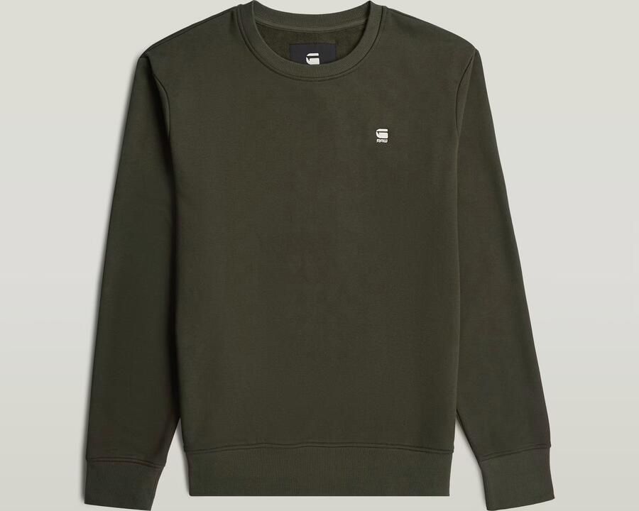 G-Star RAW Core Crew Sweater Long Sleeve Grijs Heren