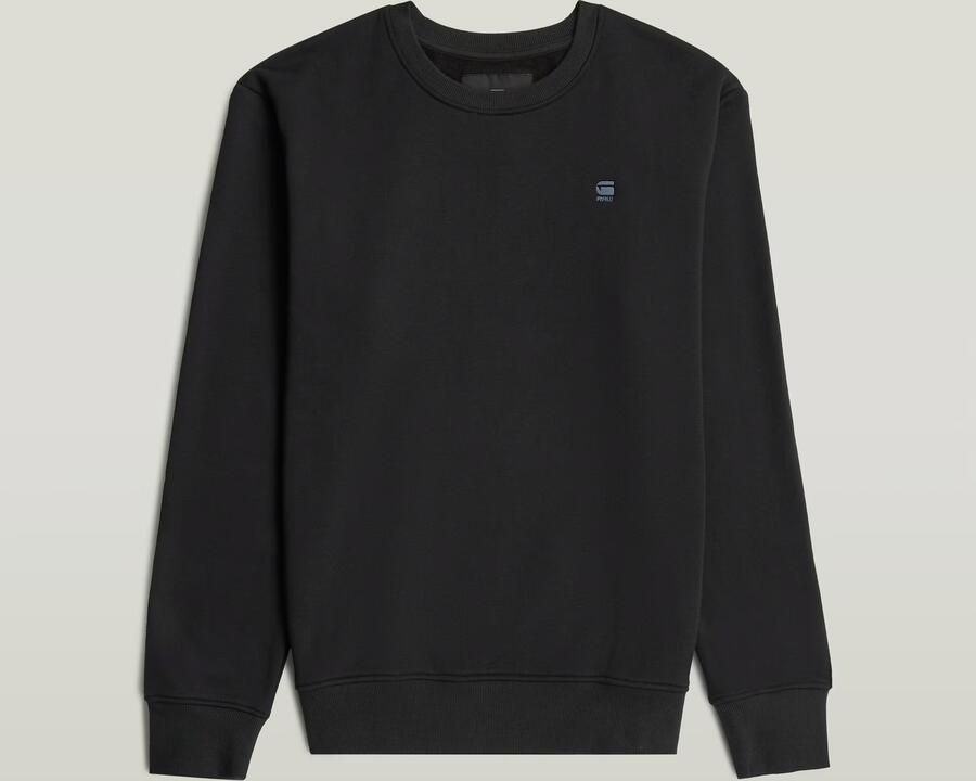G-Star RAW Core Crew Sweater Long Sleeve Zwart Heren