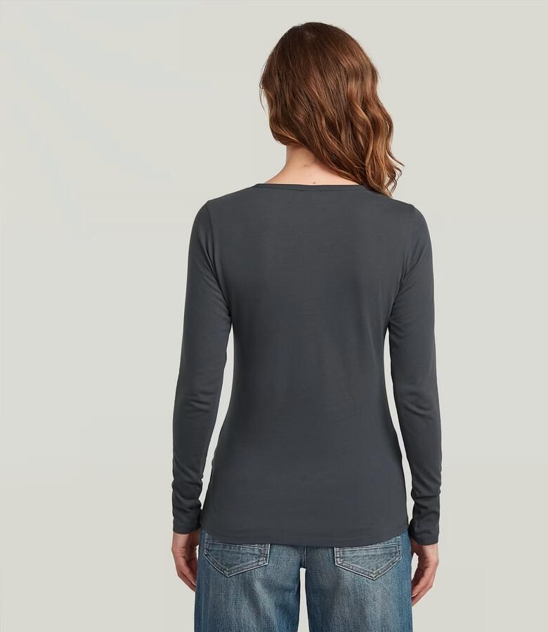 G-Star RAW Core Eyben Slim U T-Shirt Donkerblauw Dames - Foto 2