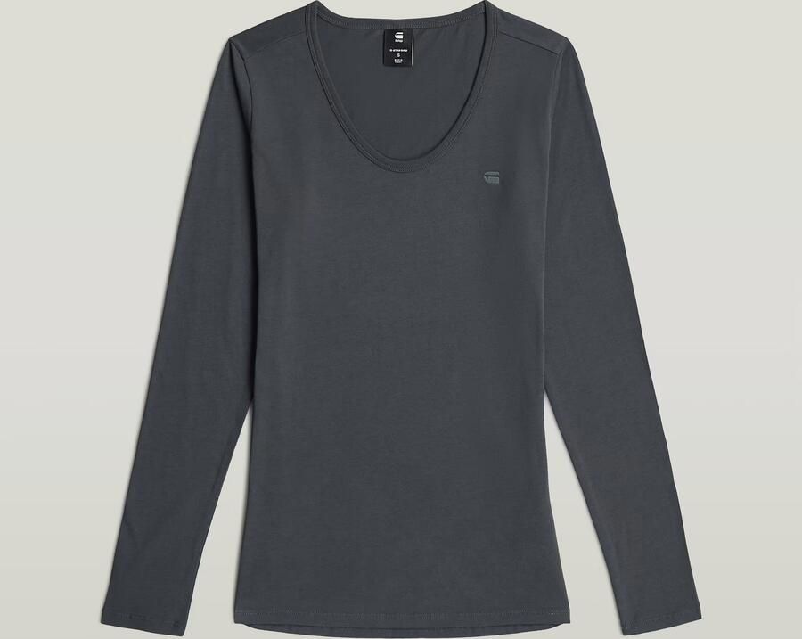 G-Star RAW Core Eyben Slim U T-Shirt Donkerblauw Dames - Foto 3