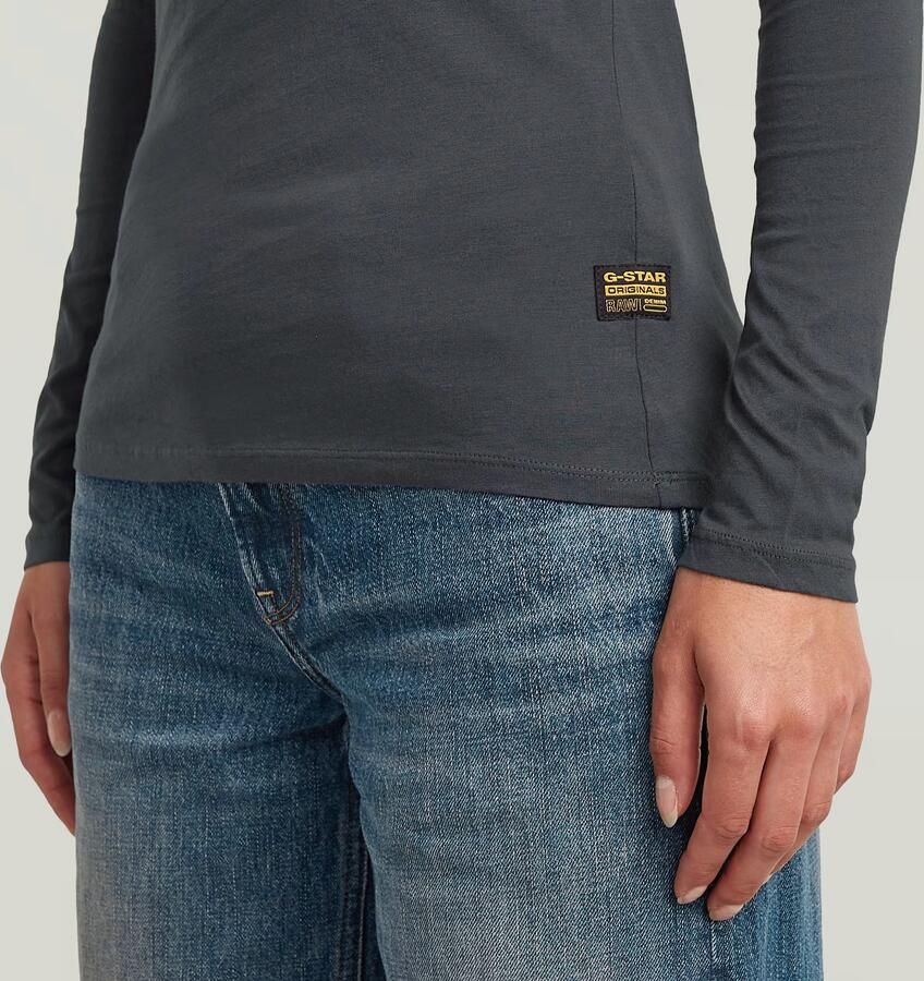 G-Star RAW Core Eyben Slim U T-Shirt Donkerblauw Dames