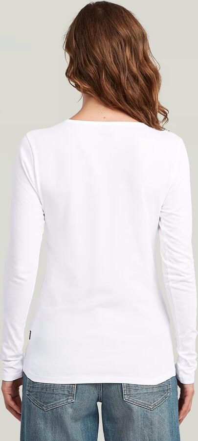 G-Star RAW Core Eyben Slim U T-Shirt Wit Dames - Foto 5