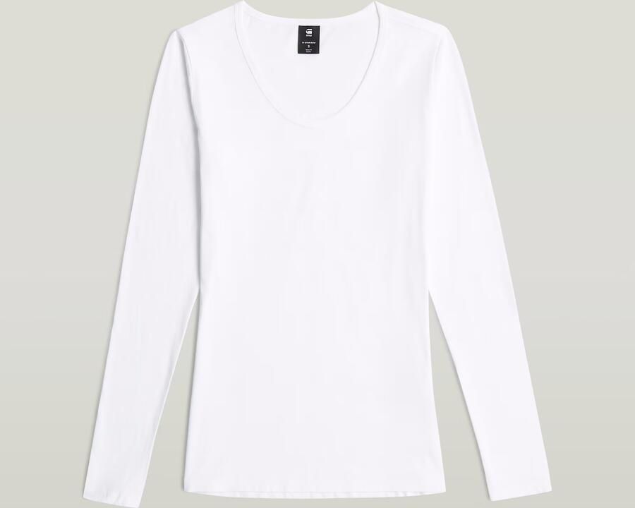 G-Star RAW Core Eyben Slim U T-Shirt Wit Dames - Foto 3