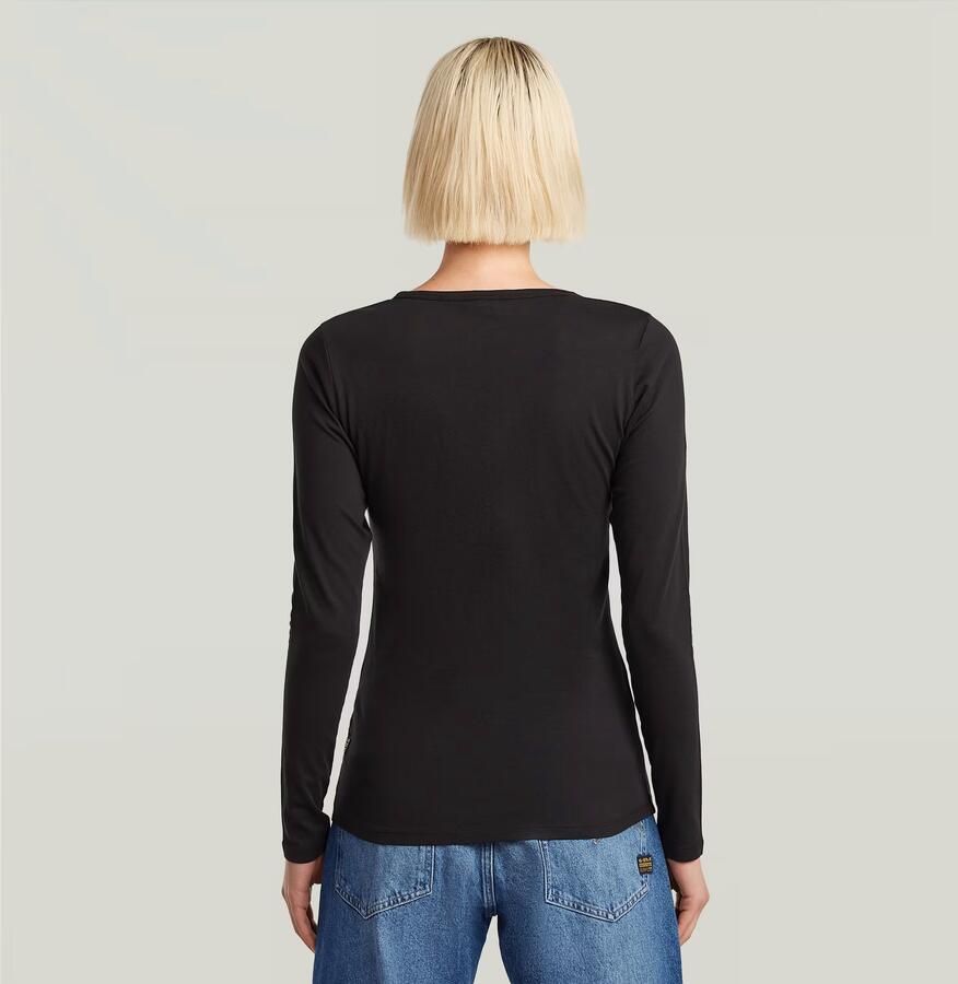 G-Star RAW Core Eyben Slim U T-Shirt Zwart Dames - Foto 4