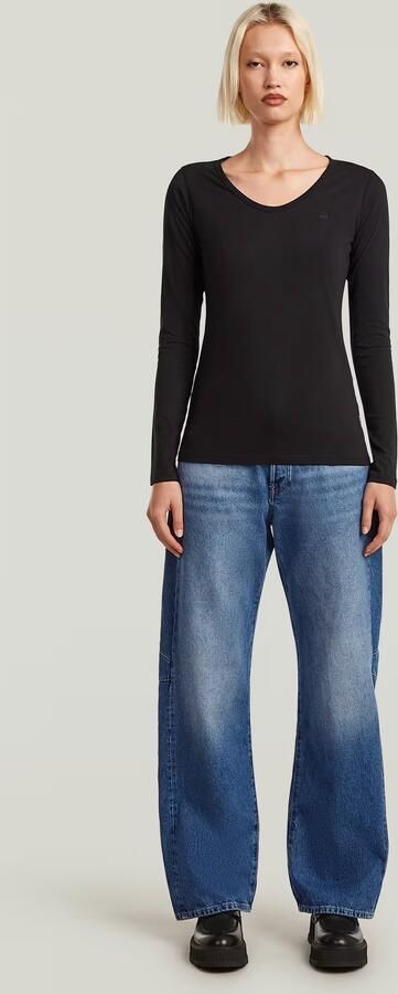 G-Star RAW Core Eyben Slim U T-Shirt Zwart Dames - Foto 7