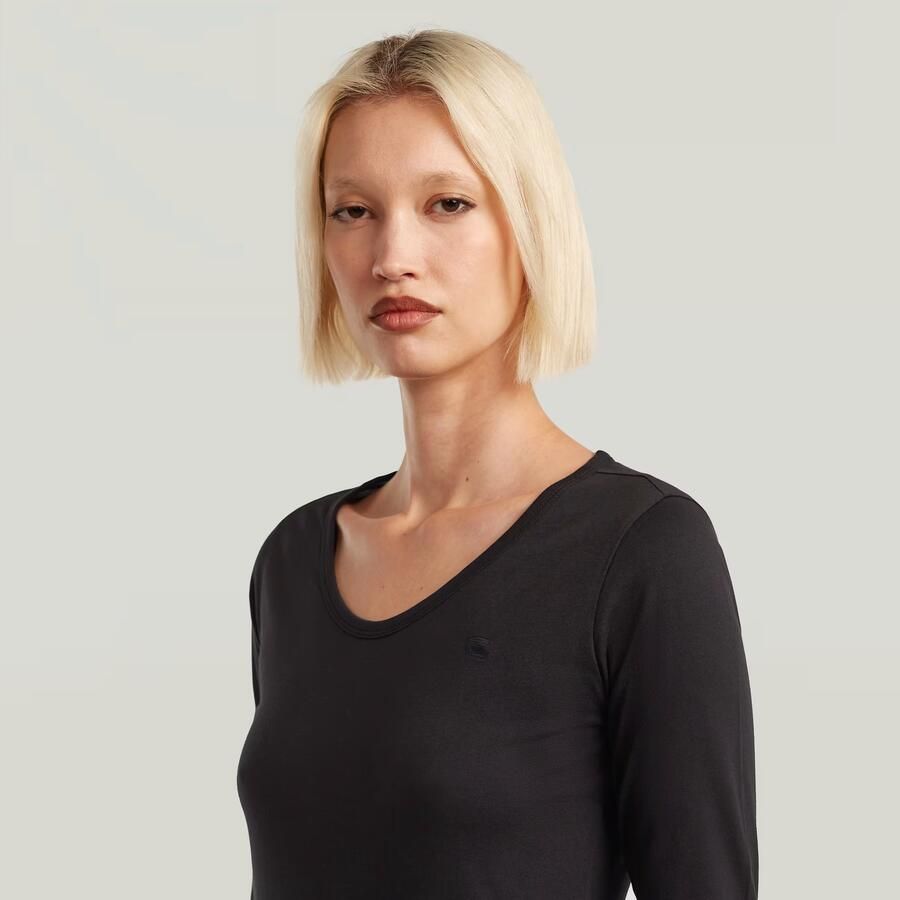 G-Star RAW Core Eyben Slim U T-Shirt Zwart Dames - Foto 2