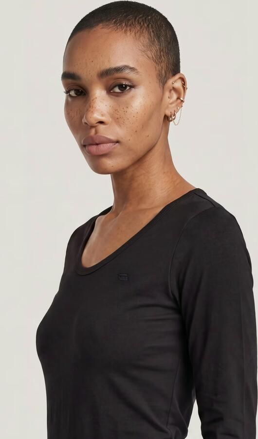G-Star RAW Core Eyben Slim U T-Shirt Zwart Dames - Foto 4