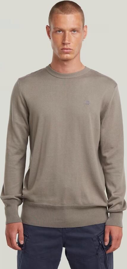 G-Star RAW Core Gebreide Trui Beige Heren - Foto 4