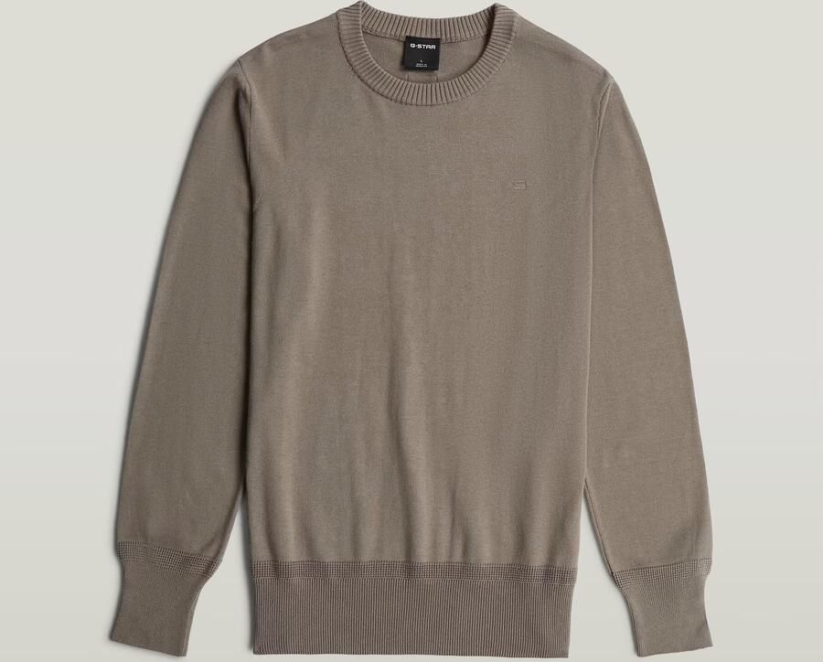 G-Star RAW Core Gebreide Trui Beige Heren - Foto 4