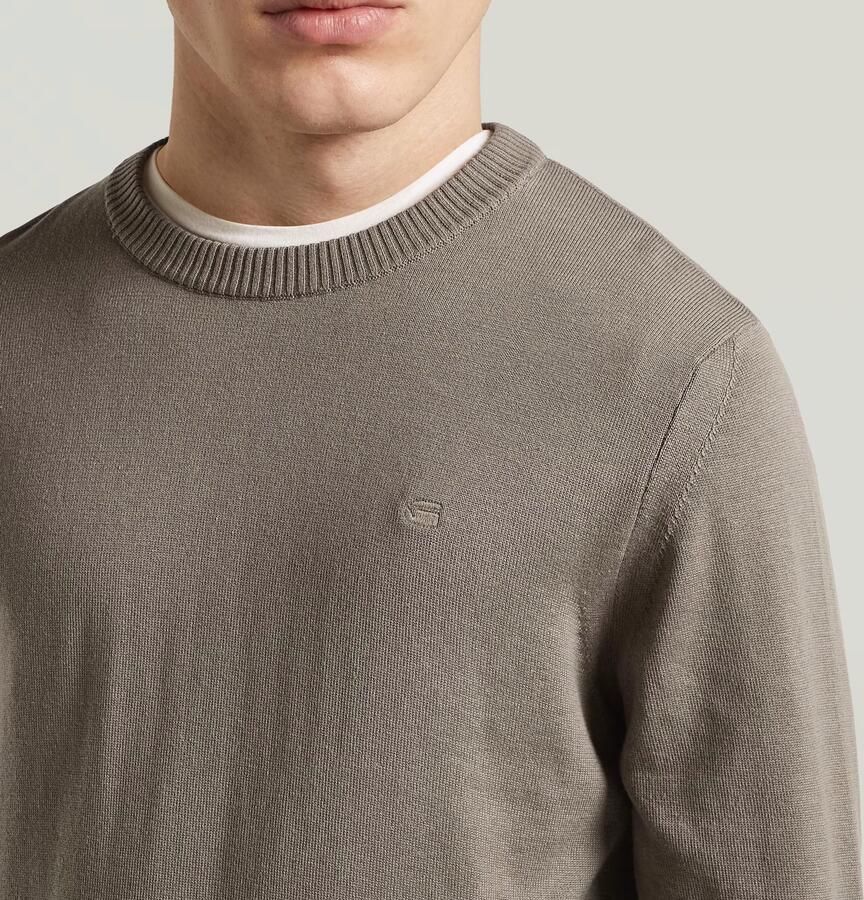 G-Star RAW Core Gebreide Trui Beige Heren - Foto 3
