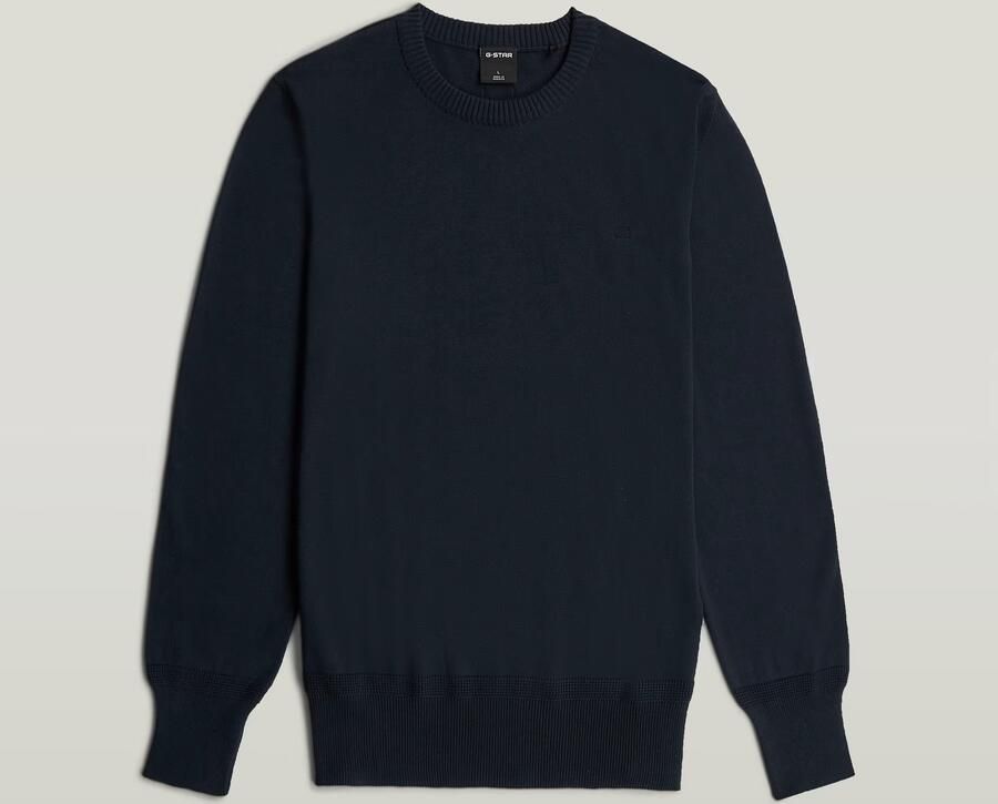 G-Star RAW Core Gebreide Trui Donkerblauw Heren - Foto 3