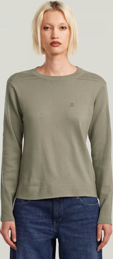 G-Star RAW Core Gebreide Trui Groen Dames - Foto 7