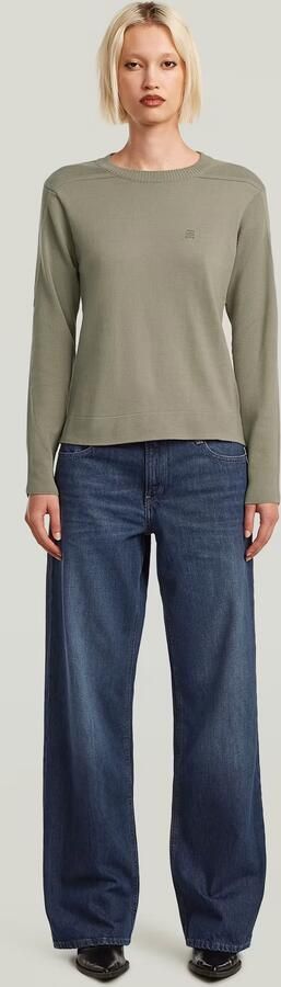 G-Star RAW Core Gebreide Trui Groen Dames - Foto 6