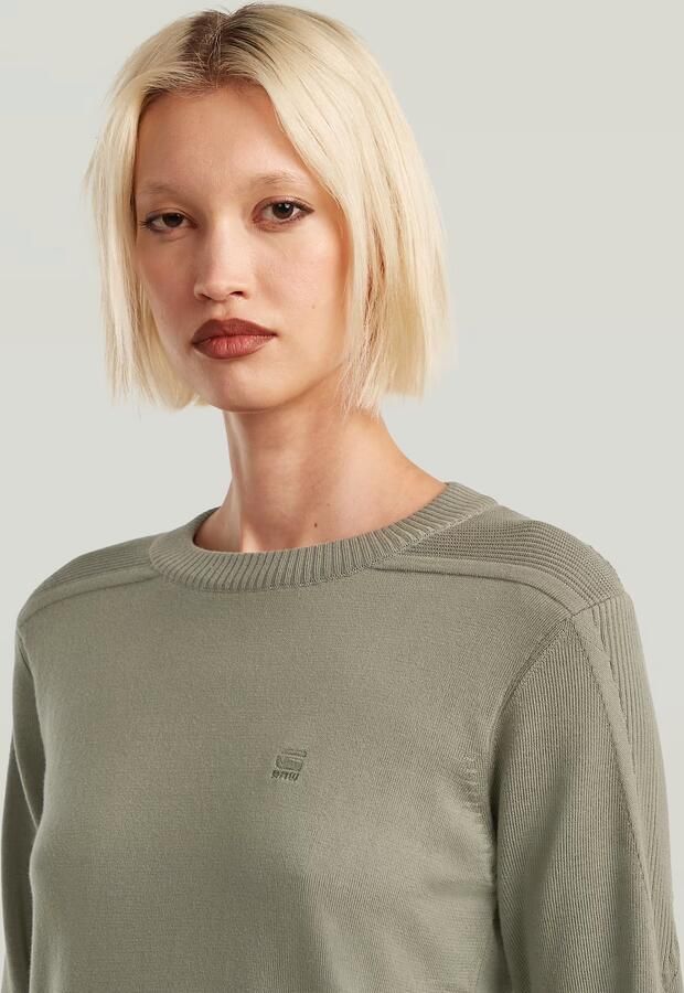 G-Star RAW Core Gebreide Trui Groen Dames - Foto 2