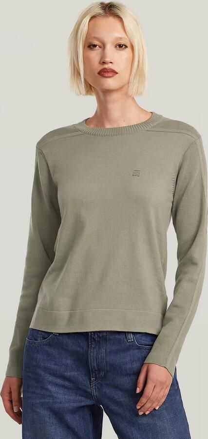 G-Star RAW Core Gebreide Trui Groen Dames - Foto 4