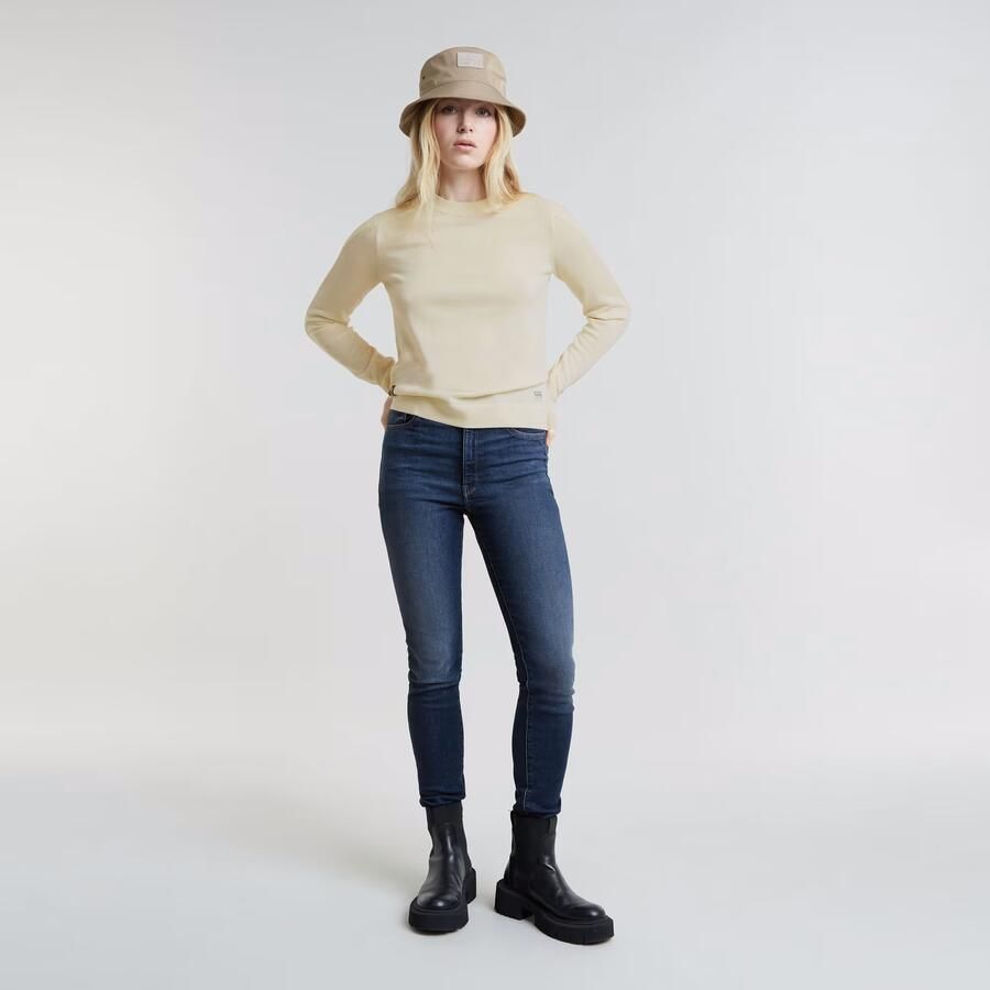G-Star RAW Core Gebreide Trui Wit Dames - Foto 2